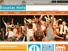 Tablet Screenshot of escuelasnieto.com